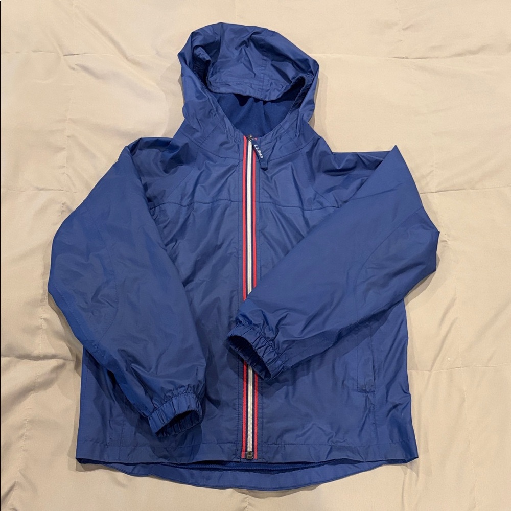 Kids LLBean Wind and Rain Jacket, Size 10